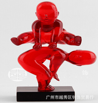 童趣三（紅色，現代中式）