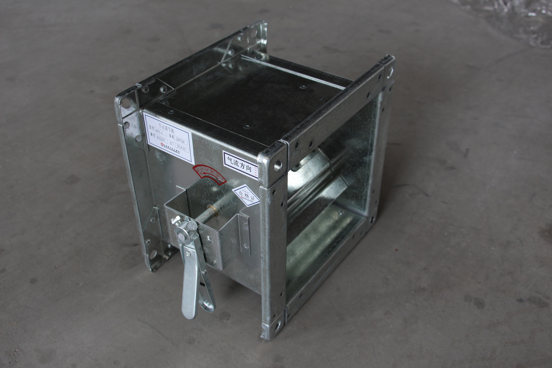 鍍鋅板手動防火閥