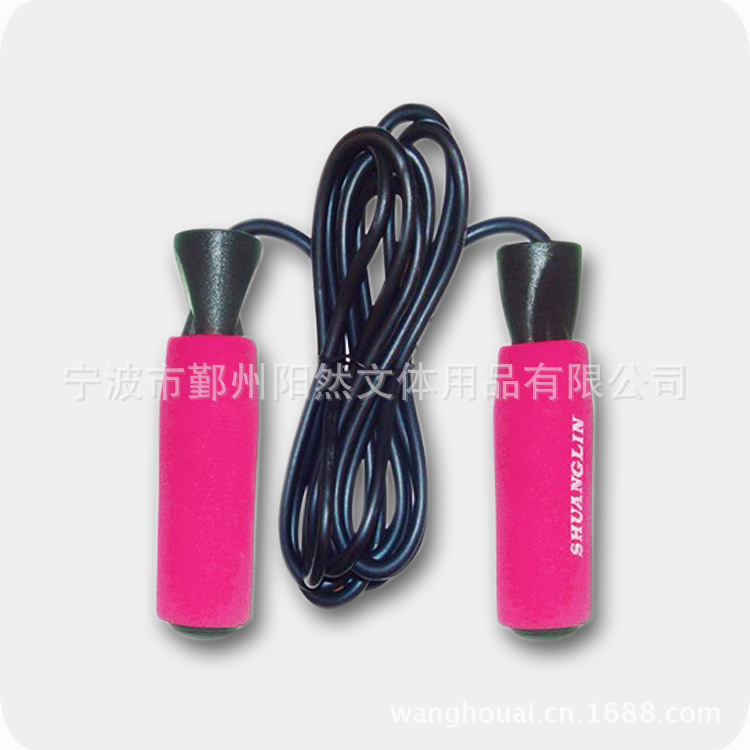 廠家供應大柄跳繩，塑料柄跳繩塑料手柄跳繩